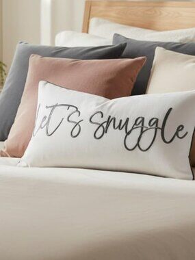 Let's Snuggle Decorative Lumbar Pillow